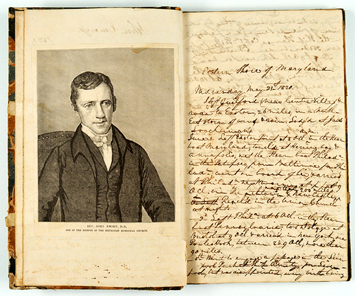 Page from John Emory's journal